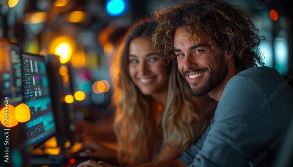 Business Team Collaborates on Financial Review, Nodding in Agreement for Growth and Success Business Team Collaborates on Financial Review, Nodding in Agreement for Growth and Success