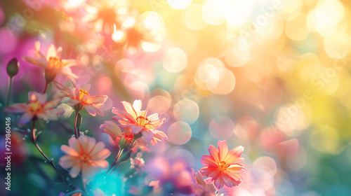 Sunlight on Easter flowers © Jafger