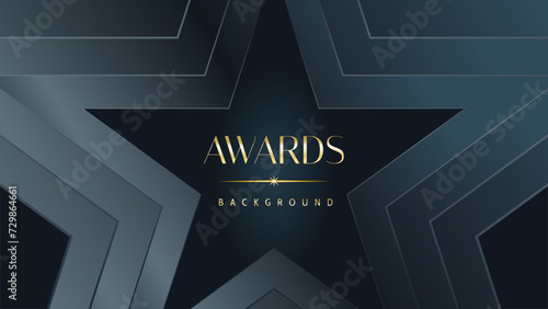 Awarding the nomination ceremony luxury black wavy background. Wedding entertainment night. Elegant luxury shine modern template certificate.