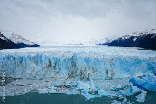 Forward View of Glacier Terminus - Perito Moreno Glacier, Patagonia 