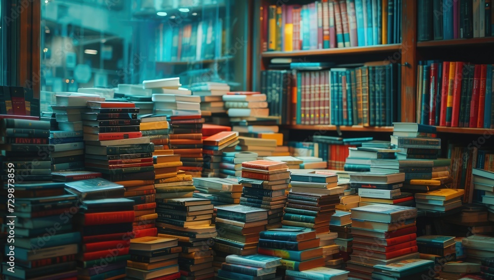 Obraz premium Celebrating literature: world book day - a global tribute to reading, storytelling, and the magic of words for all ages and cultures