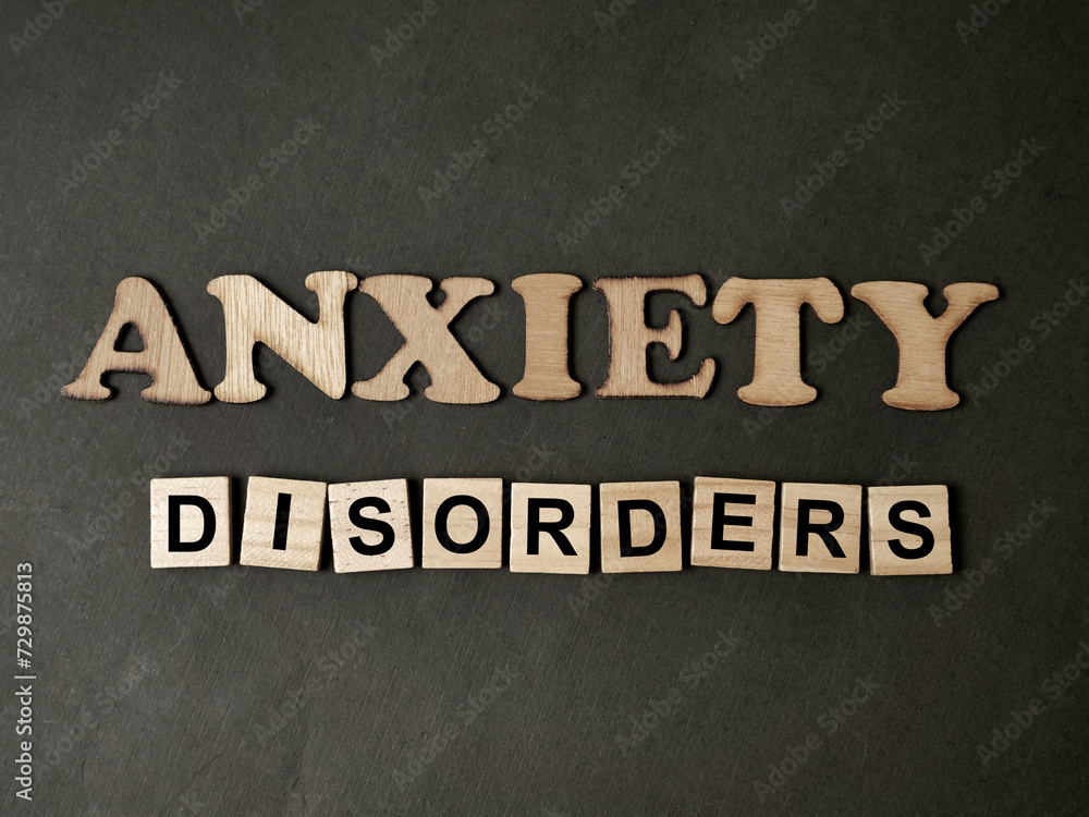 Fototapeta premium Anxiety disorders, mental health concept