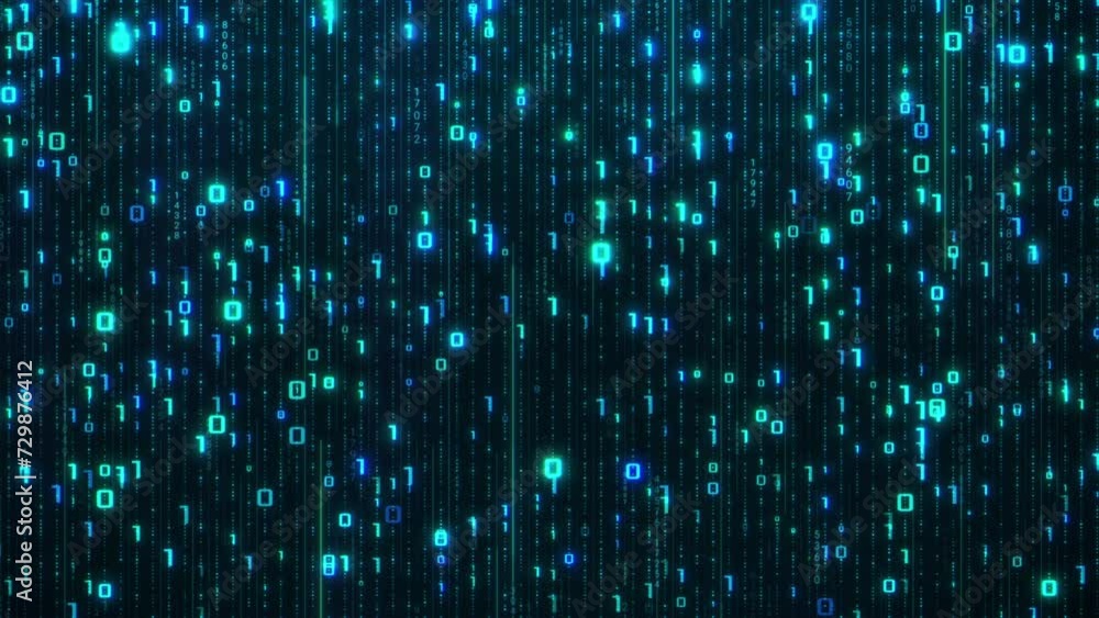 Digital data flow, data science concept, machine learning, big data, data streaming, flow of binary code, futuristic technology (3d render) Digital data flow, data science concept, machine learning, big data, data streaming, flow of binary code, futuristic technology (3d render)