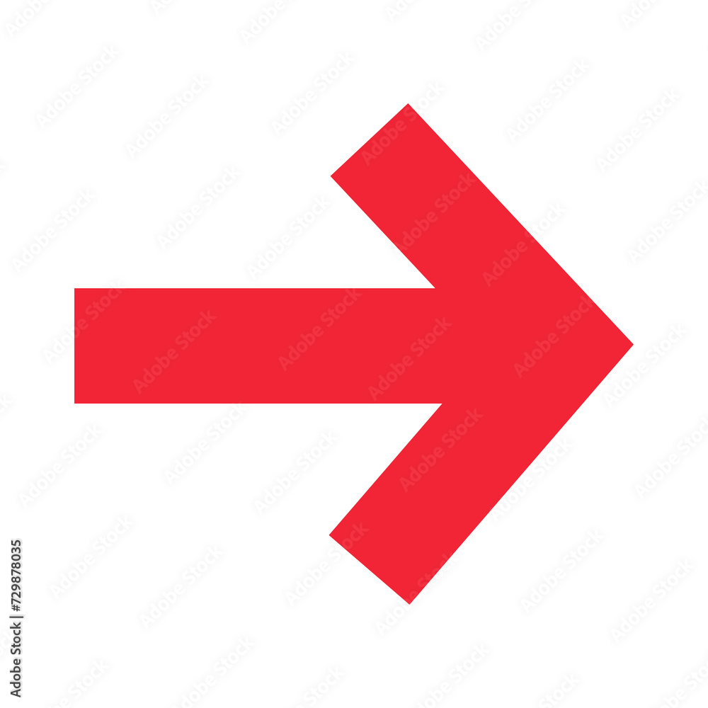 Red arrows sign symbol with transparent background Red arrows sign symbol with transparent background