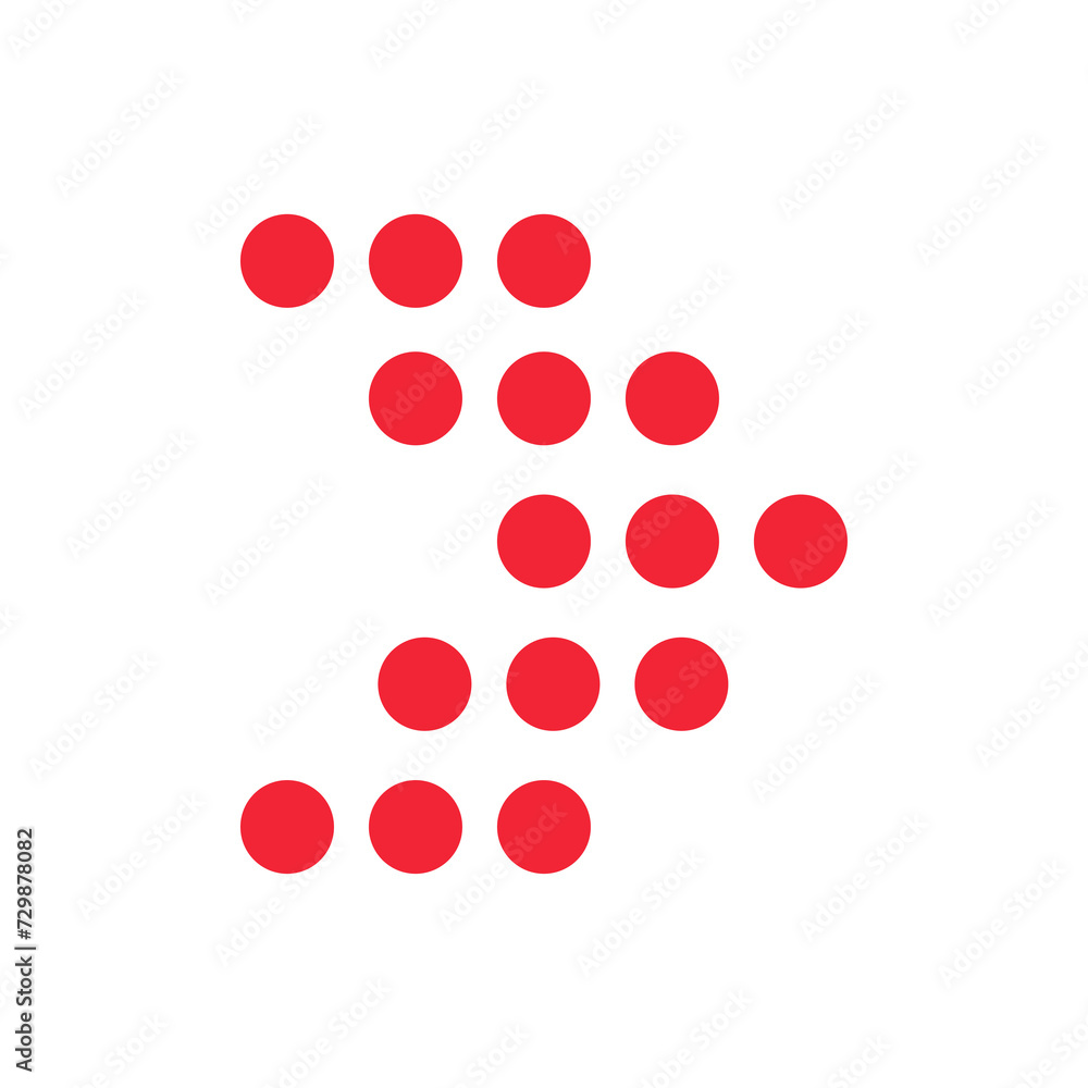 Red arrows sign symbol with transparent background Red arrows sign symbol with transparent background