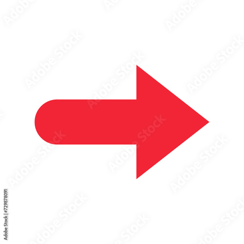 Red arrows sign symbol with transparent background