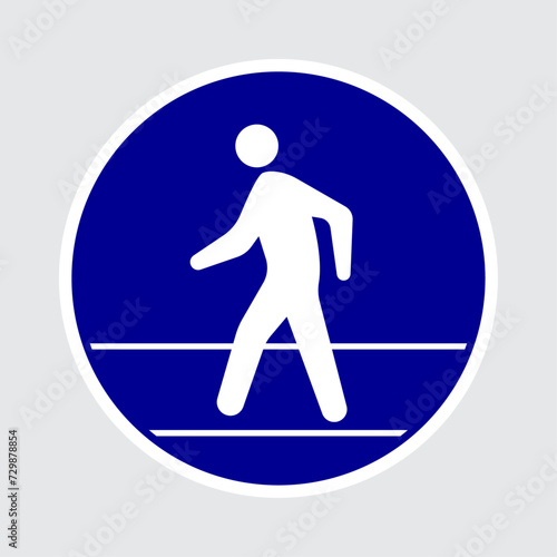 vector pedestrians only