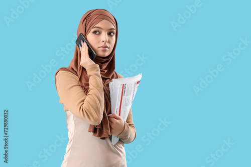 Young Muslim woman in hijab...