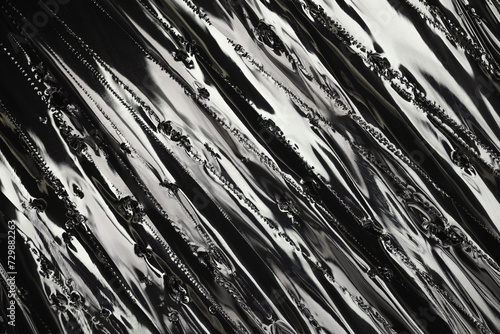 Stretched Polyethylene Film For An Overlay Effect