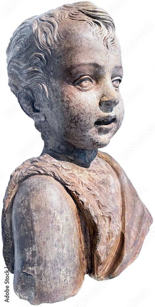Obraz premium greek statue sculpture isolated graphic element