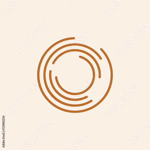 Hand drawn red circles and ovals. Highlight, circle frames. Ellipses in doodle style. Vector illustration isolated on cream background.