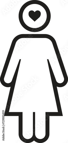 Healthy weight and obese people icon set. Man, woman and children, overweight family problem. Simple flat vector symbols.