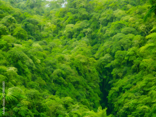 forest in the mountains