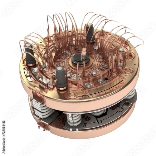 Motor circuit PNG Cutout, Generative AI