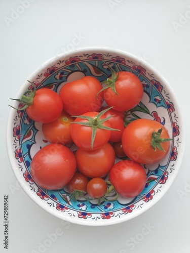 Pomodori raccolti nell'orto