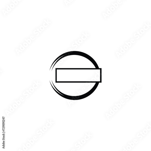 Round circular banner frames, borders . Circle vector logo