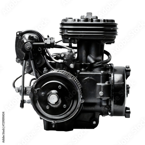 Motorcycle engine. Air cooled internal combustion engine for motorcycle, snowmobile or ATV.