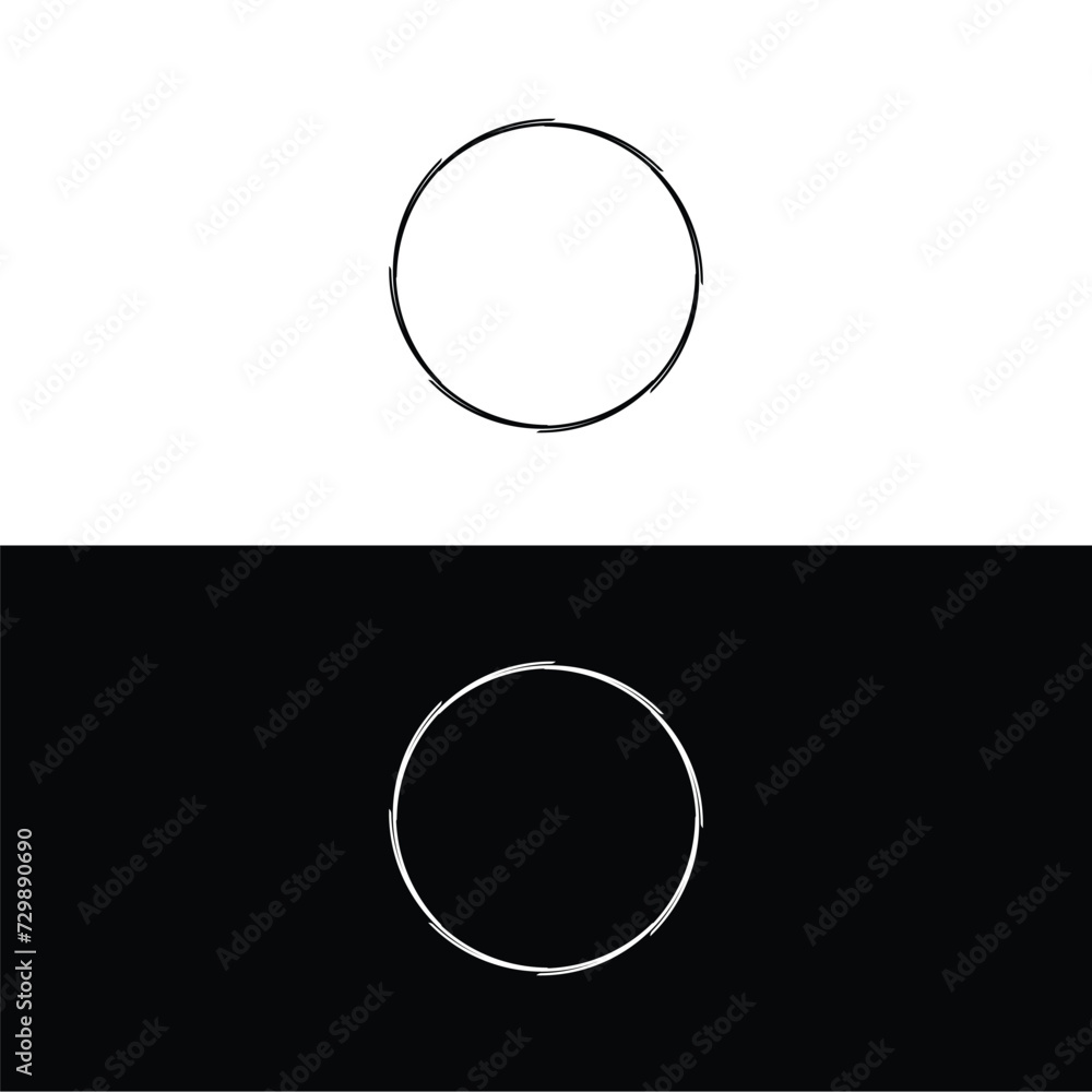 Grunge ink circle made of black paint .Grunge logo Grunge ink circle made of black paint .Grunge logo
