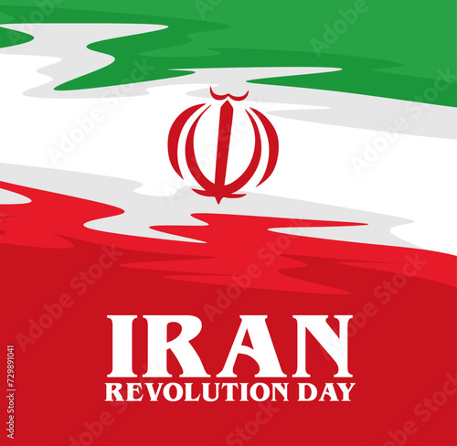 celebrate islamic revolution day iran photo