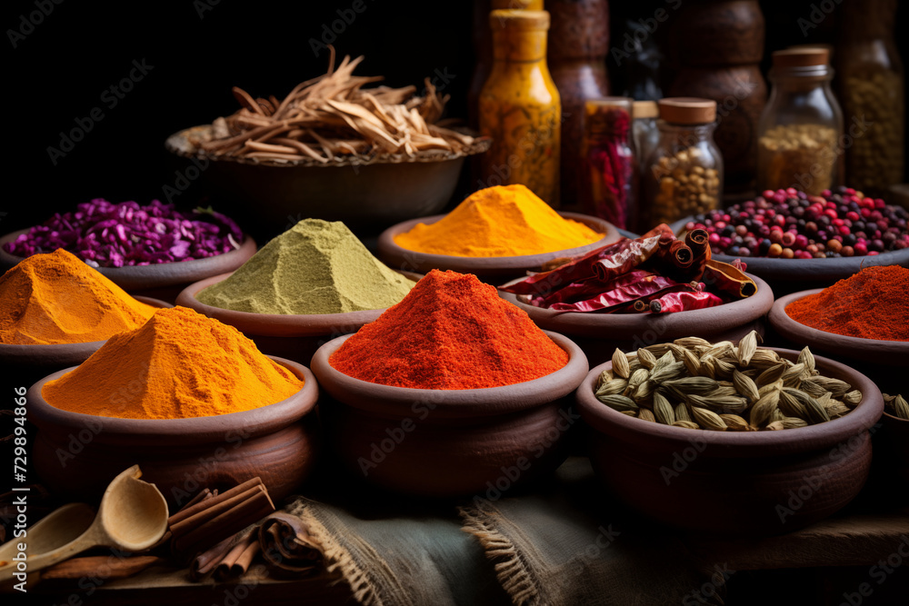 Various spices and herbs Various spices and herbs