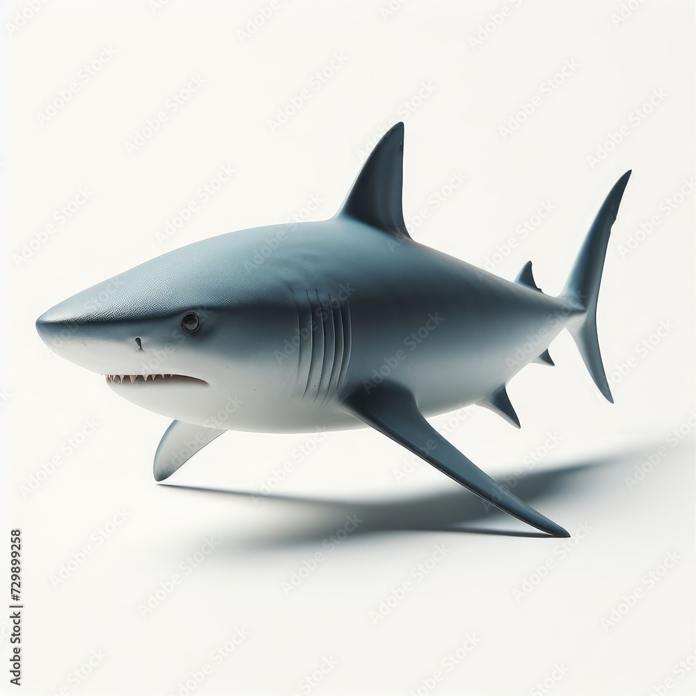 shark isolated on white shark isolated on white
