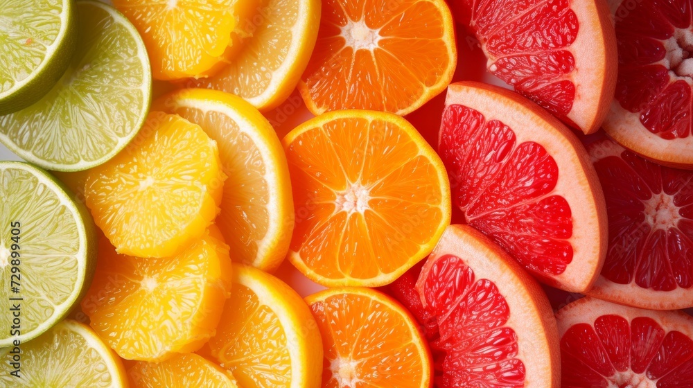 A mosaic of vibrant fruit slices, highlighting the importance of nutrition. A mosaic of vibrant fruit slices, highlighting the importance of nutrition.