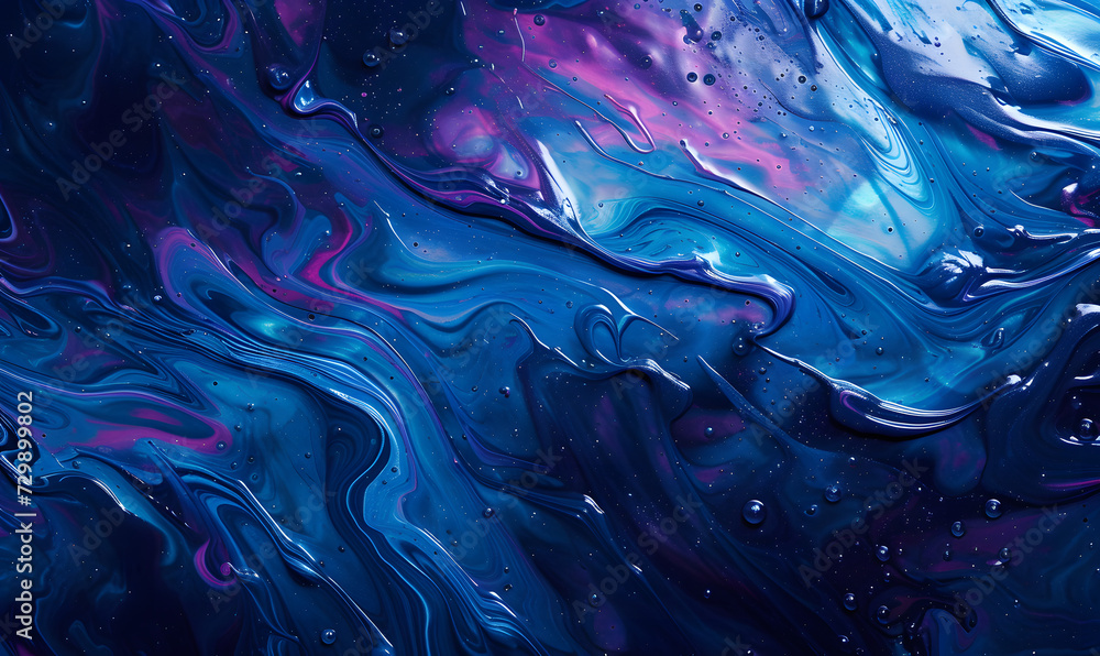Paint navy blue color grunge trendy holographic texture, Generative AI Paint navy blue color grunge trendy holographic texture, Generative AI