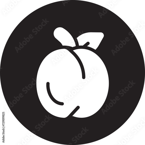 plum glyph icon