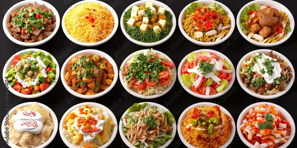 set of foods set of foods