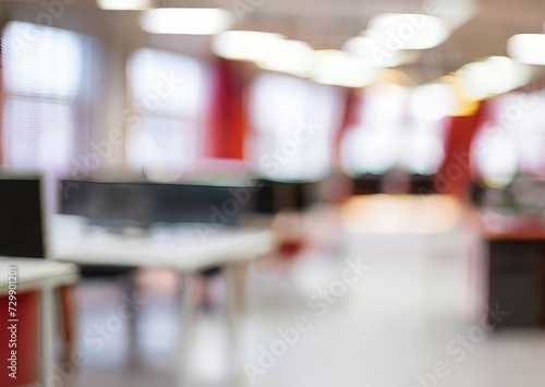 Abstract Workspace Blurred Meeting Room with Modern Office hall ,Abstract Blur of Conference Meeting Room