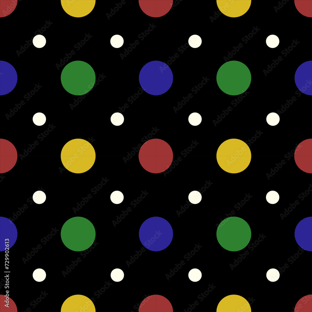 seamless pattern with dot on black background design for Textiles, printed materials, fabric, backgrounds, wallpaper seamless pattern with dot on black background design for Textiles, printed materials, fabric, backgrounds, wallpaper