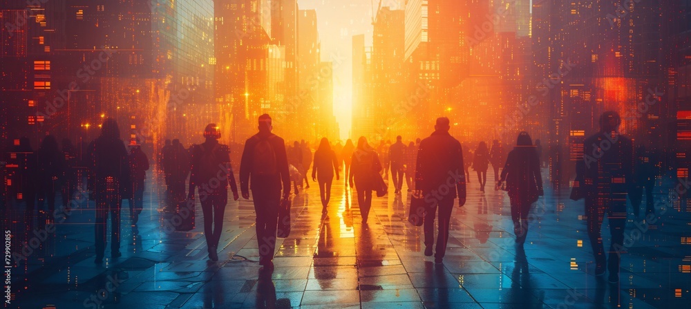 Sunset in the City A Glimpse of the Future Generative AI Sunset in the City A Glimpse of the Future Generative AI
