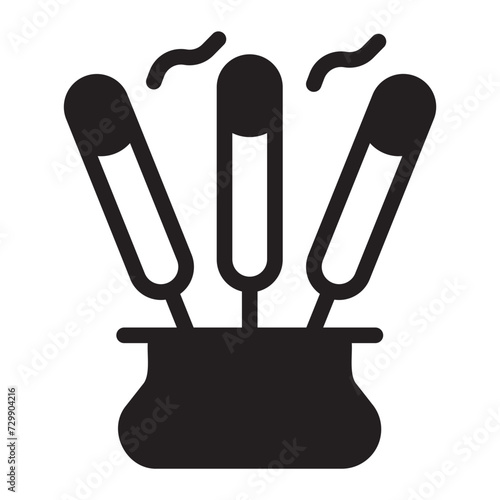 incenses glyph icon