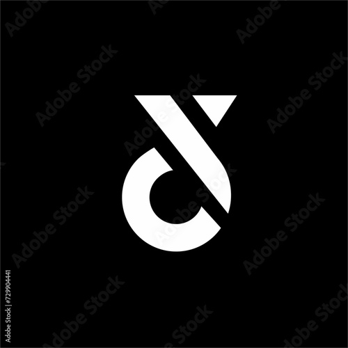 Unique simple delta logo design with the concept of the number 8 and letter S.