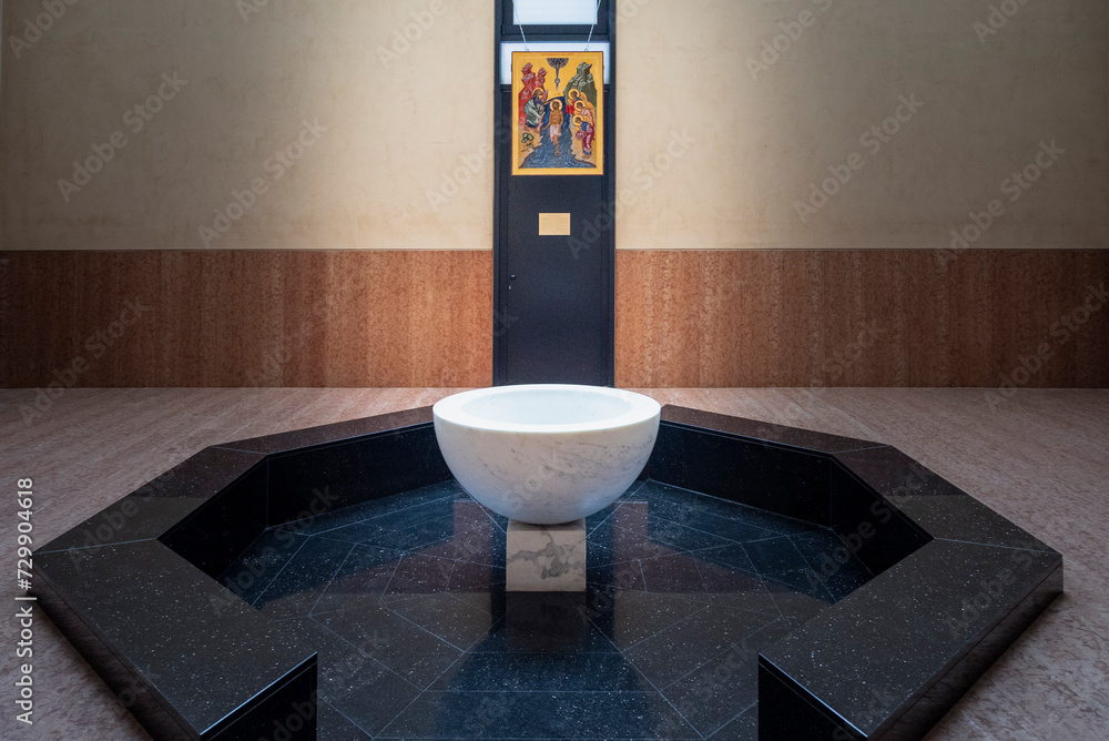 Chiesa del Santo Volto, Torino, Italia, 21 Gennaio 2024. Interno