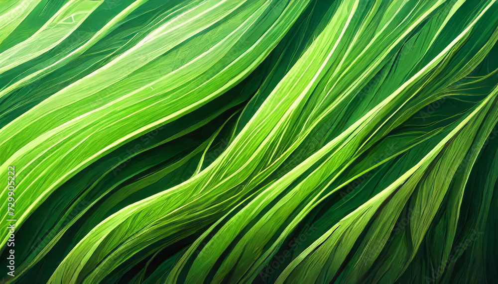 green leaf background with abstract organic green lines green leaf background with abstract organic green lines