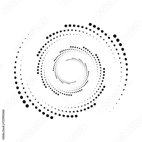 Halftone circular dotted frames set. Circle dots isolated on the white background. Logo design element for medical, treatment, cosmetic. Round border using halftone circle dots texture. 