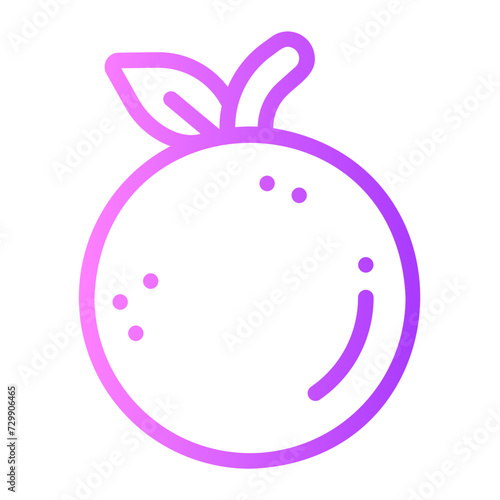 tangerine gradient icon