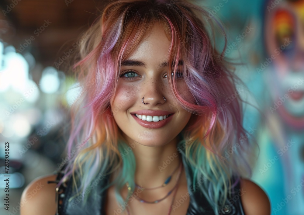 Punk Rock Princess A Hair-Raising Experience Generative AI Punk Rock Princess A Hair-Raising Experience Generative AI