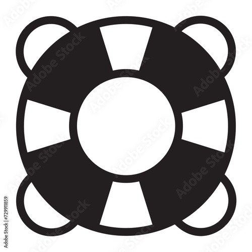 life saving glyph icon