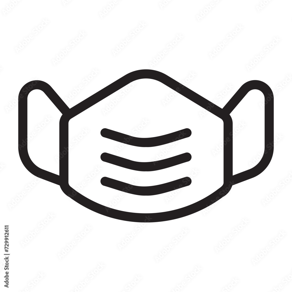 mask line icon mask line icon