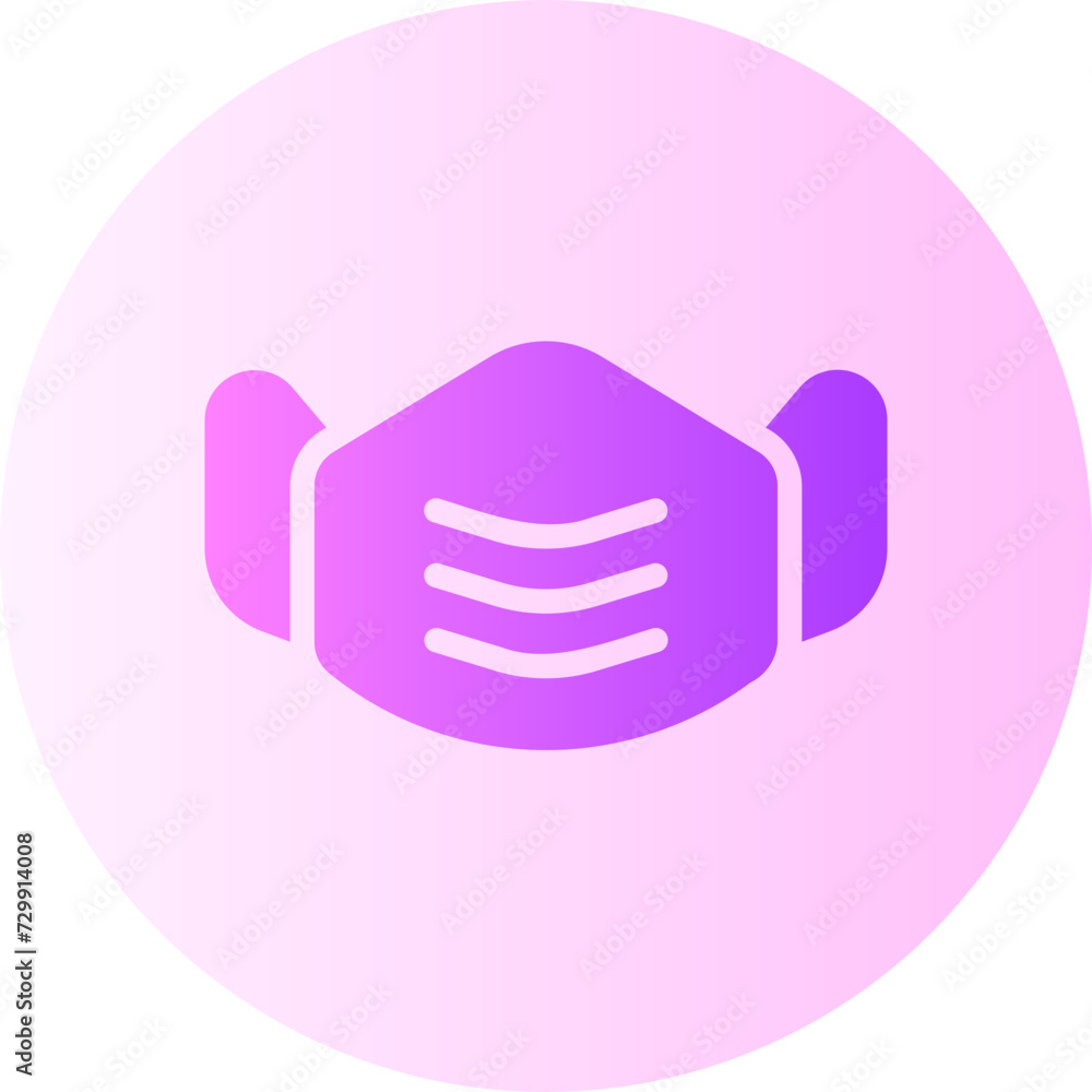 Obraz premium mask gradient icon