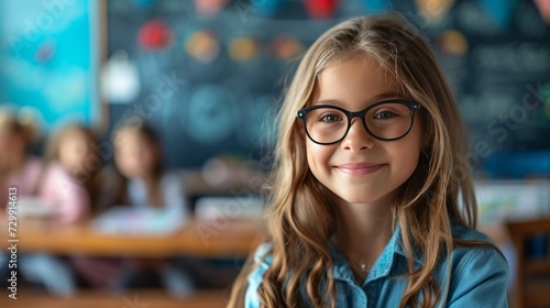 Aspiring Educator: A future teacher's smile reflects their passion for shapin...