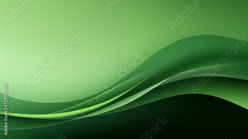 Abstract green background. green wide banner background