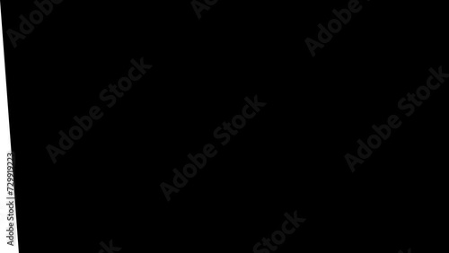 sequence of several shape video transitions for opening and closing video in the form of squares, circles and lines. Motion design element. Intro and outro for video. video transition luma mask.