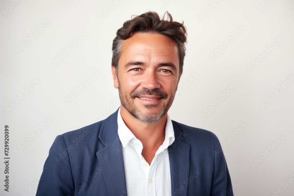 Portrait of a happy mature man smiling and looking at the camera. Portrait of a happy mature man smiling and looking at the camera.