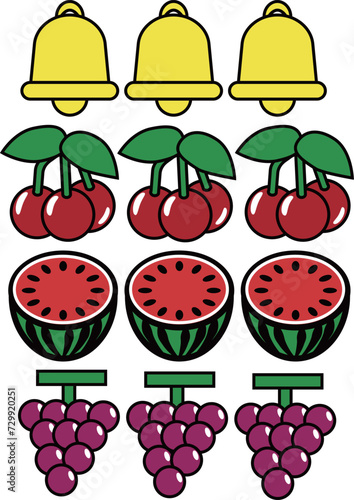 ゲーム風アイコンイラストセット