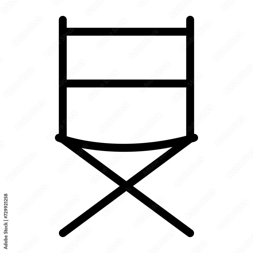 director chair line icon director chair line icon