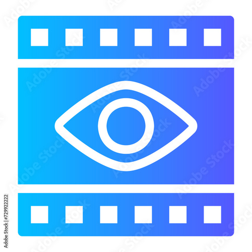movie gradient icon