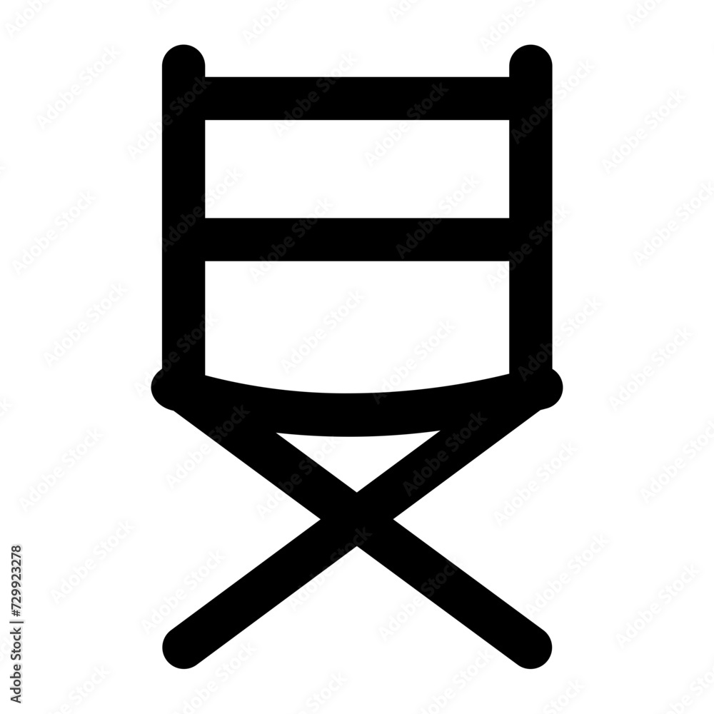 director chair glyph icon director chair glyph icon